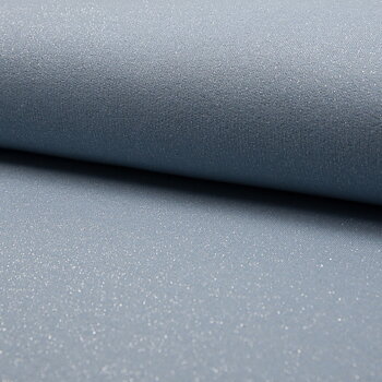 COLLEGE - GLITTER DUSTY BLUE BRUSHED