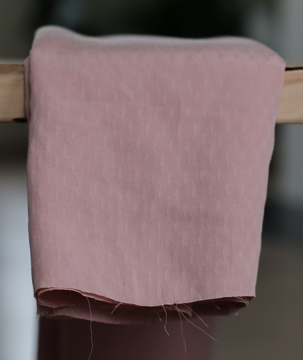 DIAMOND JACQUARD TENCEL ™ - OLD PINK - 3
