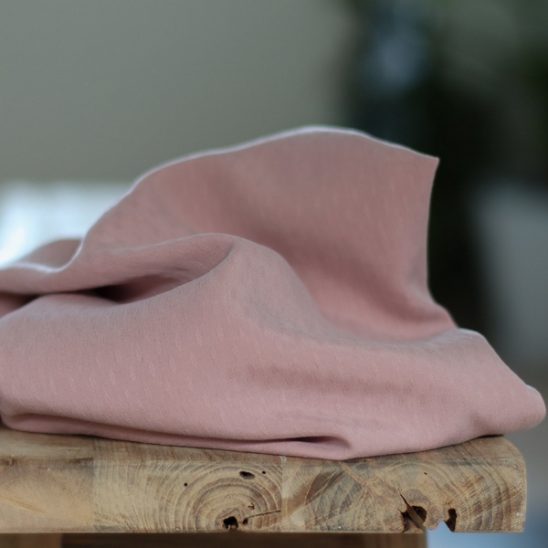 DIAMOND JACQUARD TENCEL ™ - OLD PINK - 4