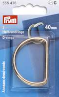 D-RING 40 MM - GOLD