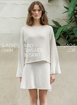 Milly Sweater & Skirt i Line 2404-08