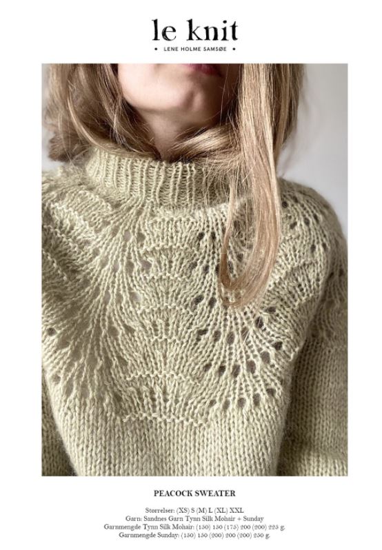 LeKnit Peacock Sweater