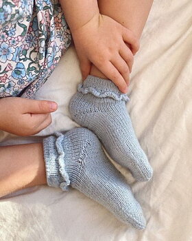 Ruffle Socks Junior, PetiteKnit