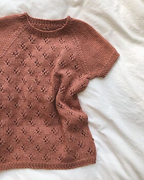 Rigmors Sommarblus Junior, PetiteKnit