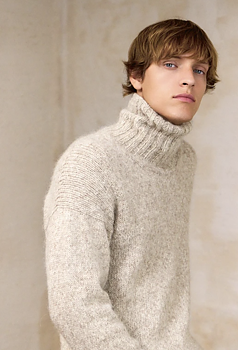 Dave  Sweater man 2412-02 i Sandnes Poppy