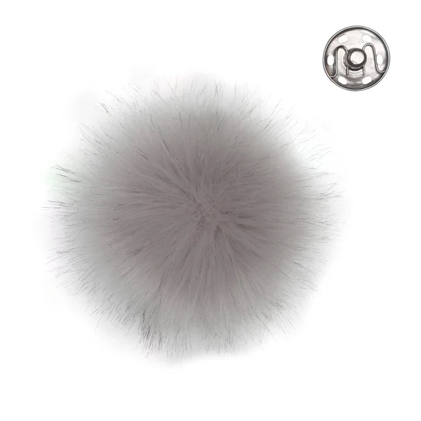 Tofs i fuskpäls med knapp, 10 och 11 cm - 8