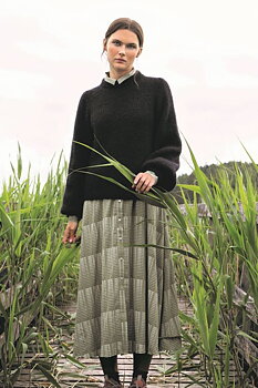 Anemon jumper i Sandnes Silk mohair