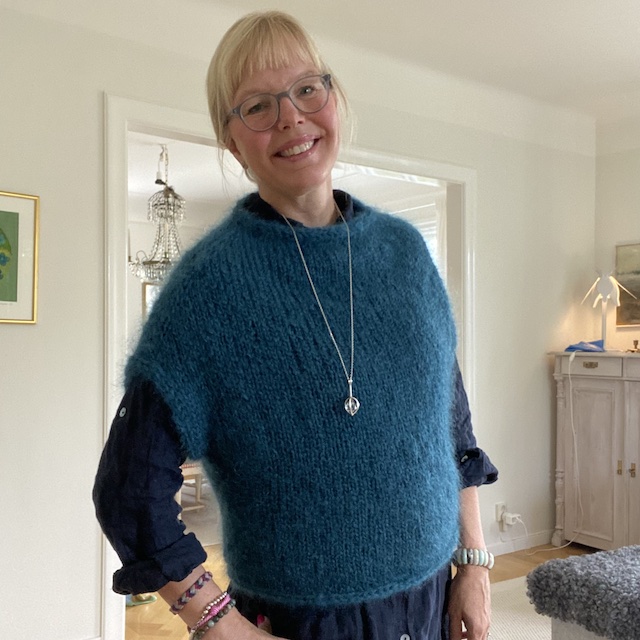 Lindas mohairslipover i dubbel Bella - 2