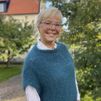 Lindas mohairslipover i dubbel Bella