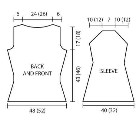 Flared sweater i Silk mohair Lux - 2