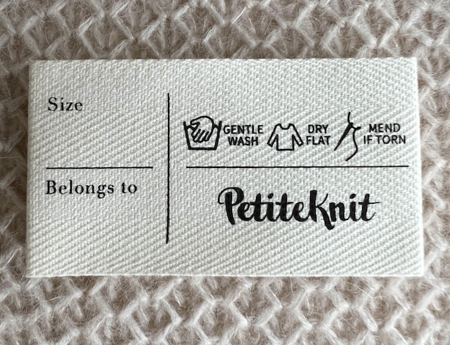 Petiteknit, labels 