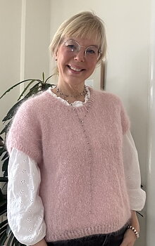 Idas mohairslipover, o-neck, pdf