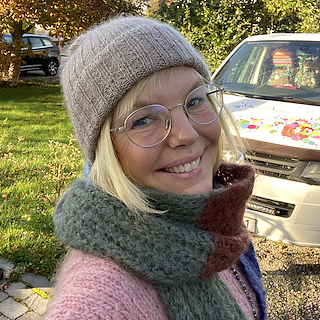Lisas cashmeremössa med mohair