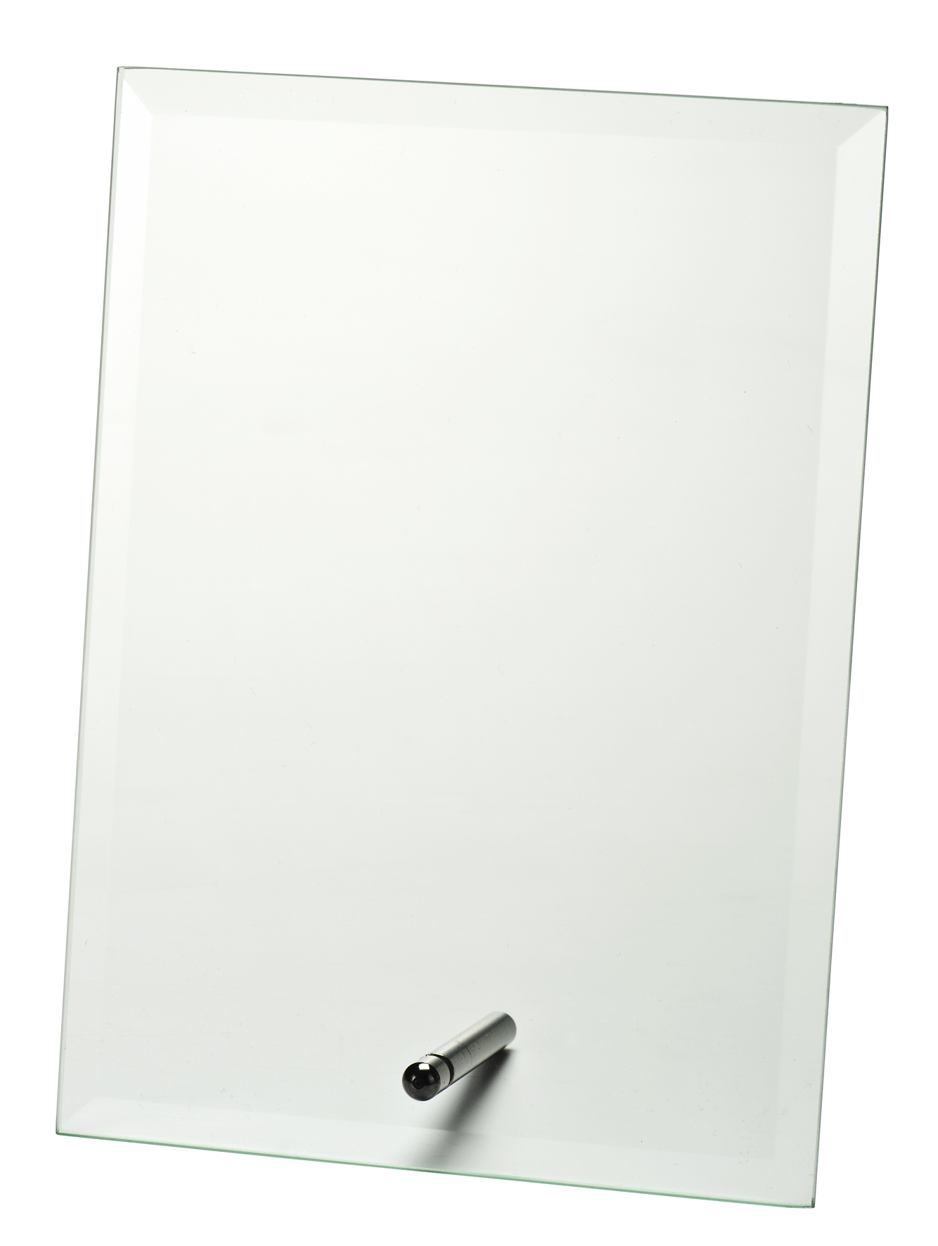 Glassplakett lasergravert