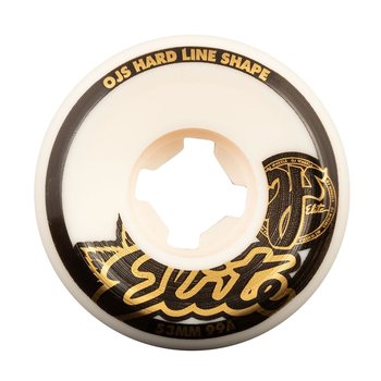 OJ Wheels Skateboardhjul Elite Hard line 99a White 53mm