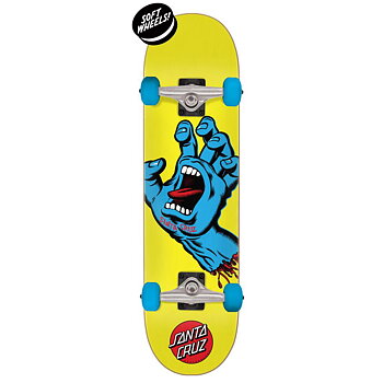 Santa Cruz Komplett Skateboard Screaming Hand Yellow 7.75
