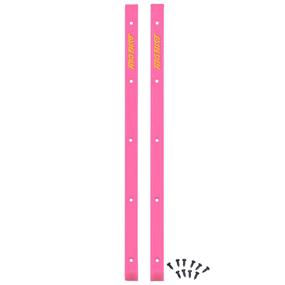 Santa Cruz Skateboard Deck Rails Slimline Pink