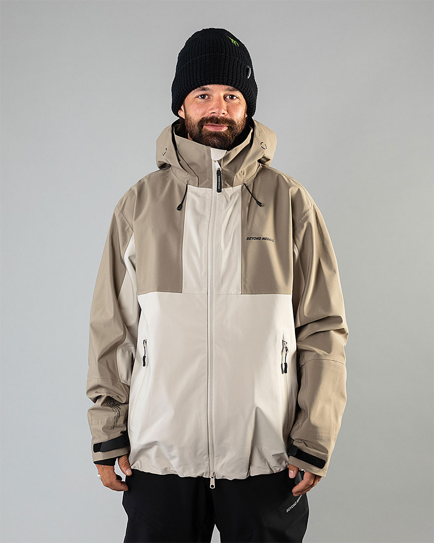 Beyond Medals Snowboard Jacket - Tech Jacket 3L Lt.Beige 