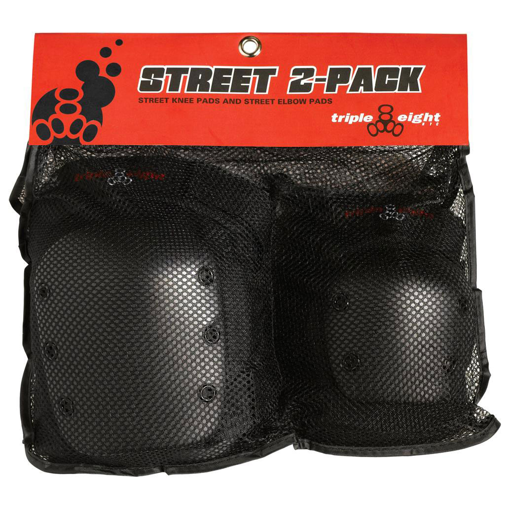 Triple Eight Protective 2-Pack Street Black