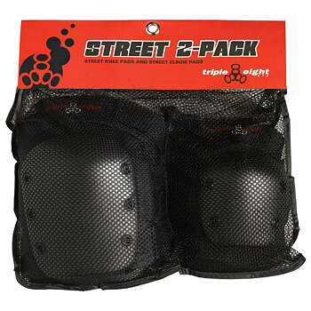 Triple Eight Protective 2-Pack Street Black