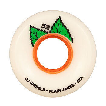 OJ Wheels Skateboardhjul Plain Jane Keyframe 87A White 52mm