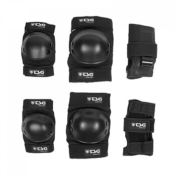 TSG Skydd 3-pack Junior Set Black