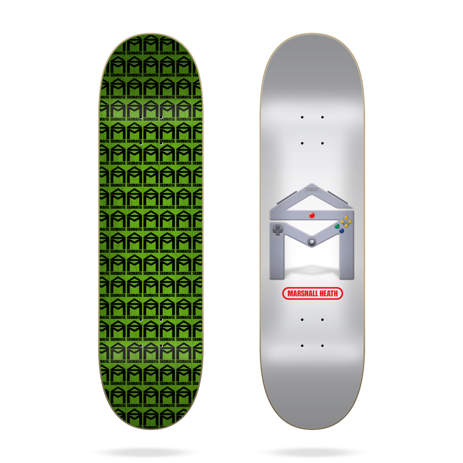 Sk8Mafia Skateboard Heath Gametime 8.1