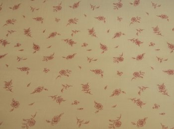 Blommig Linne Muslin rosa