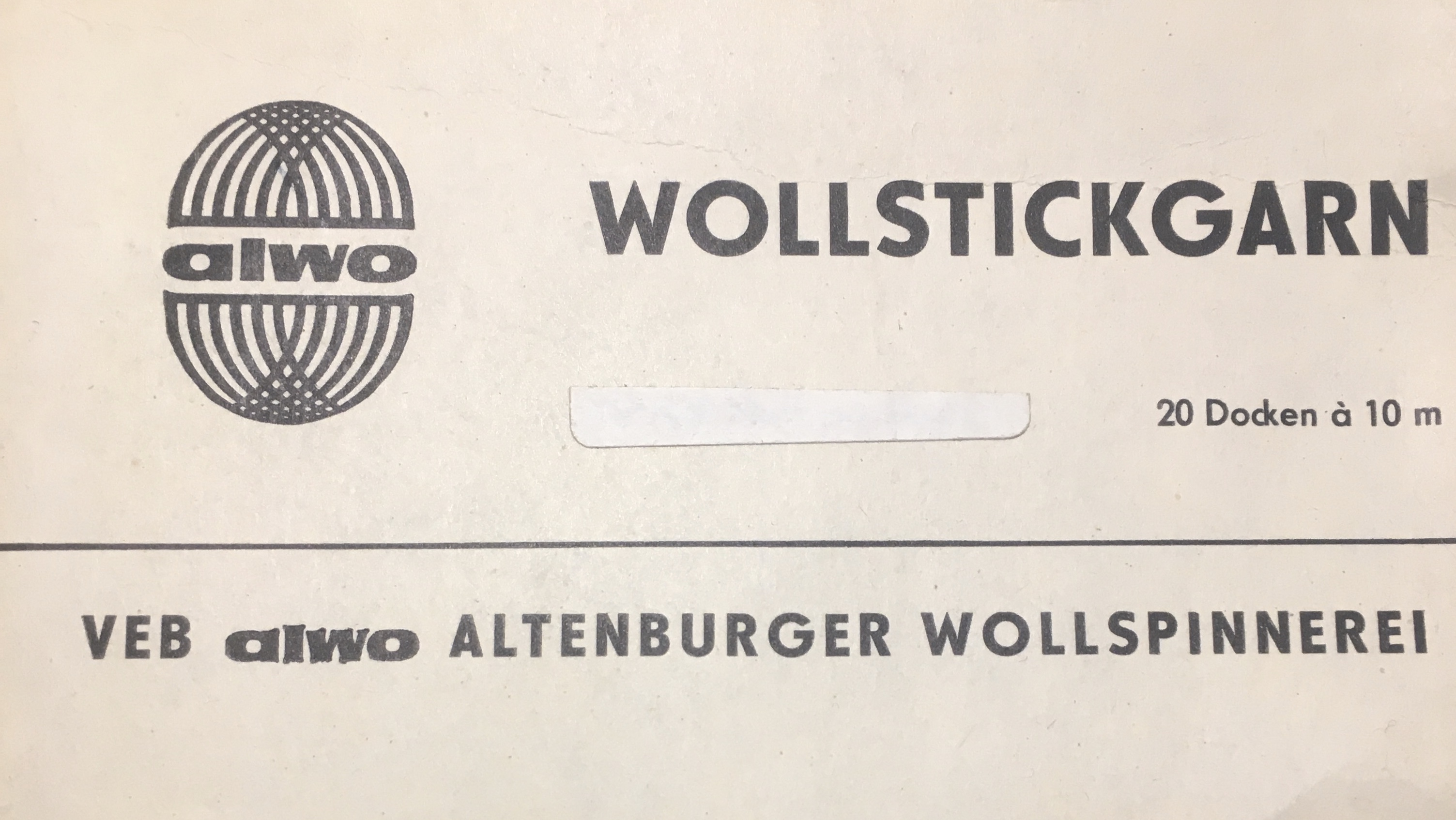 Alwo Wollstickgarn Ull / Viskos