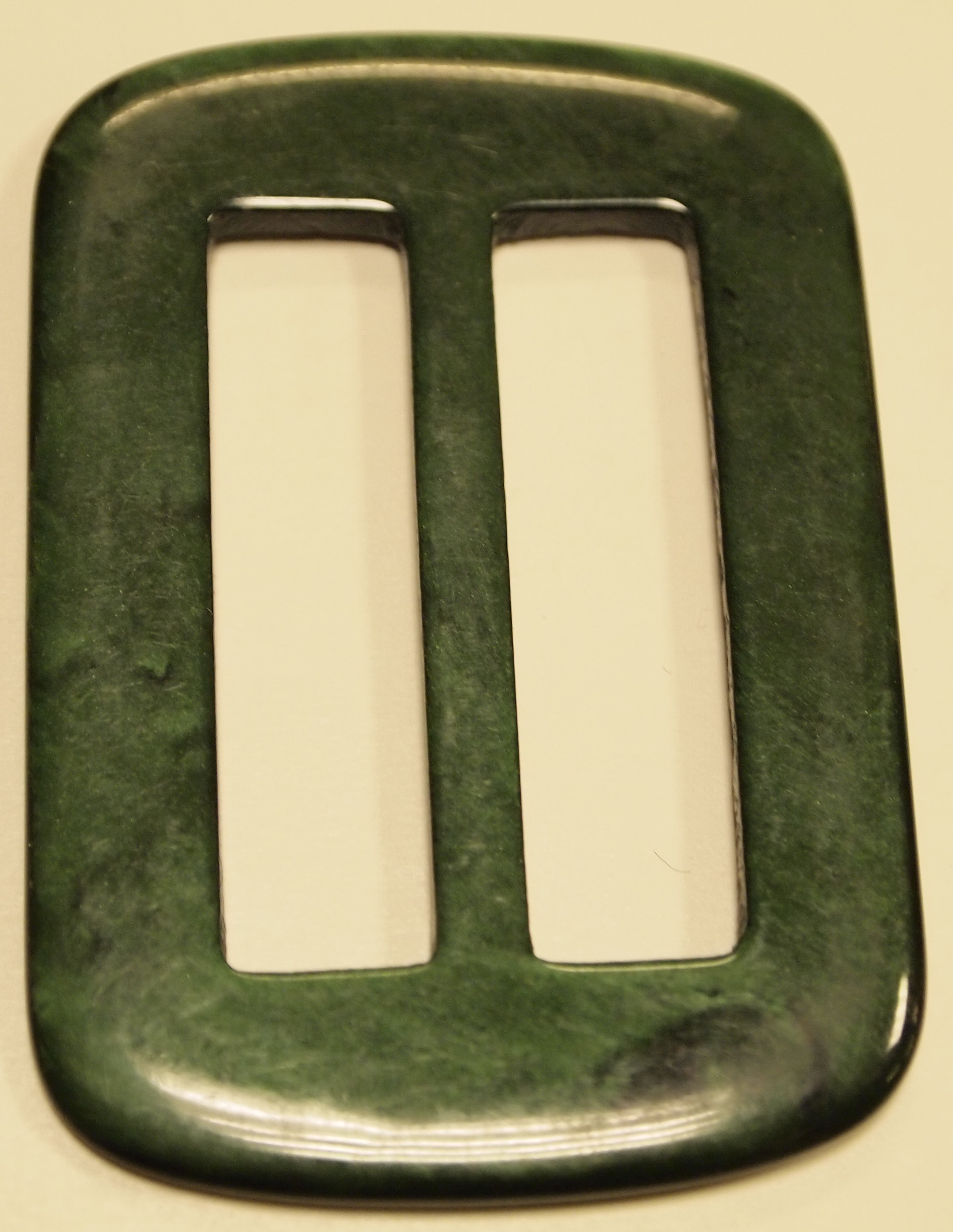 Vintage Plastspännen Grön 38
