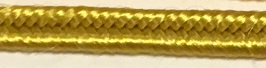 Soutageband glansig mörkgul
