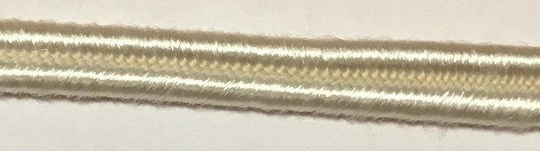 Soutageband glansig offwhite