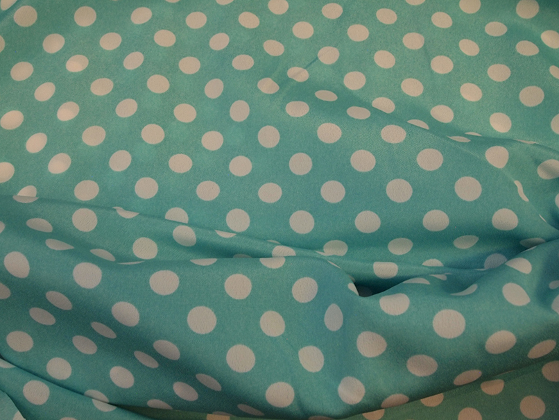 Mint Polka Dot