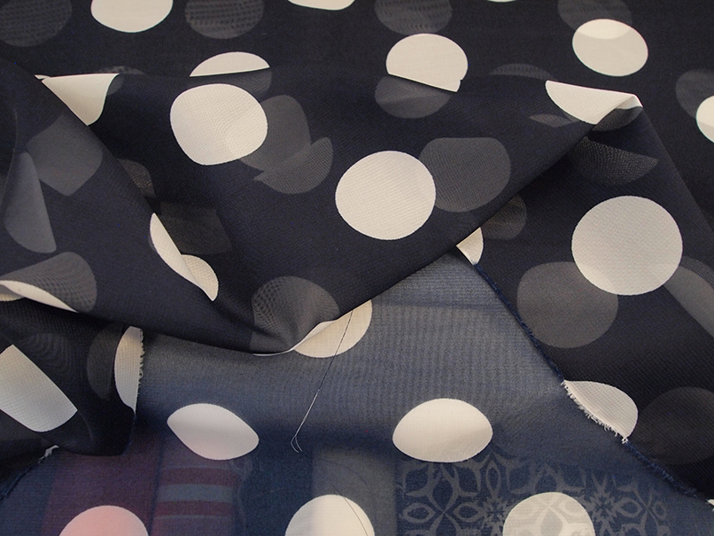 Marin Polka Dot Chiffong - 2
