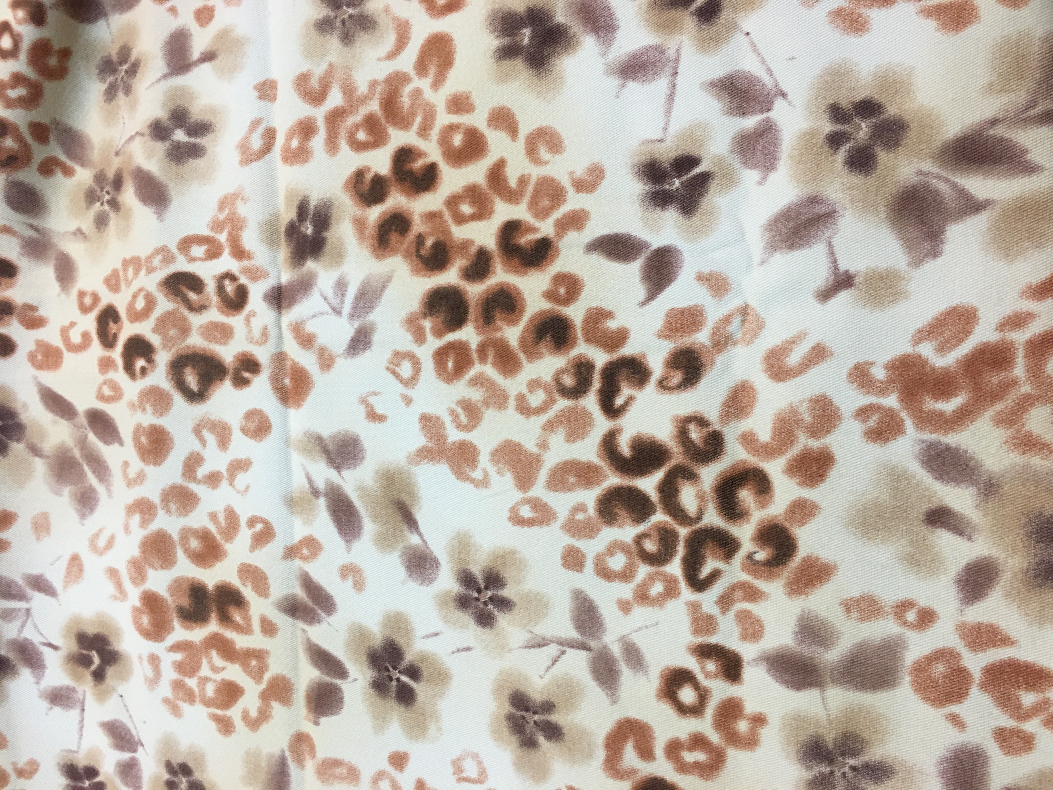 Stretch Twill Leopard