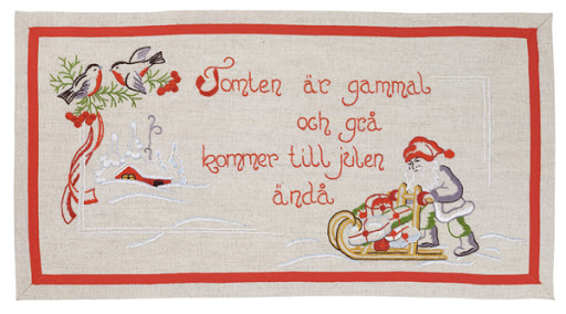 Tomten är gammal och grå vepa inkl garn