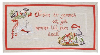 Tomten är gammal och grå vepa inkl garn