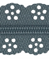 Mönstrad Dragkedja 4mm Metervara - 8