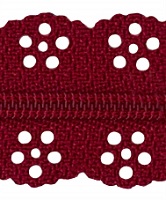 Mönstrad Dragkedja 4mm Metervara - 6