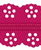 Mönstrad Dragkedja 4mm Metervara - 4