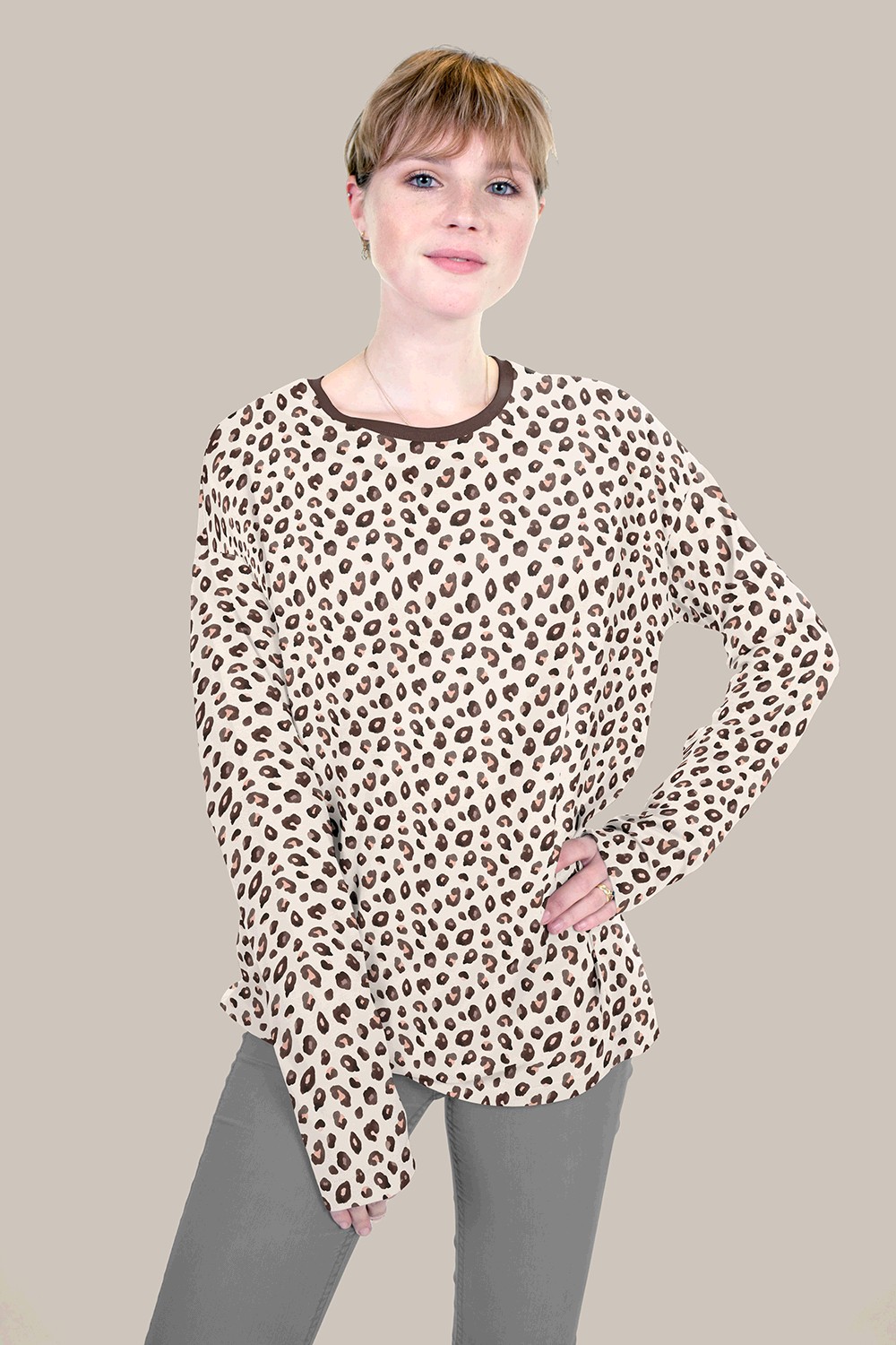 Bomulls Jersey Leopard - 2