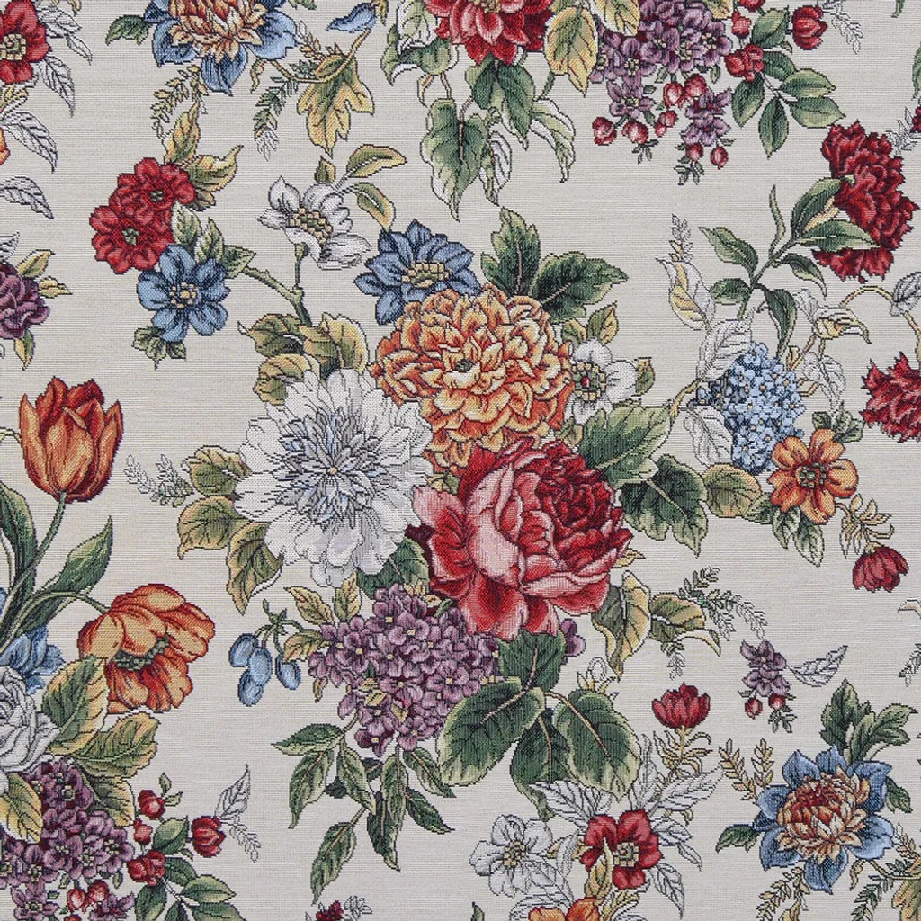 Jacquard Kate Storblommig