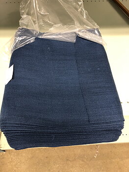 Panel Marinblå Jute