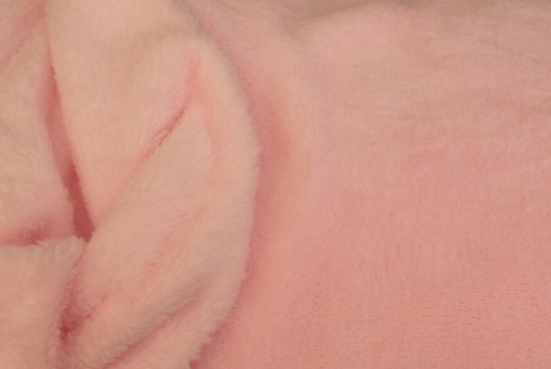 Snuttefilt ljus rosa