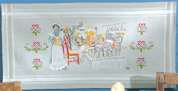 Julafton Carl Larsson vepa exkl garn
