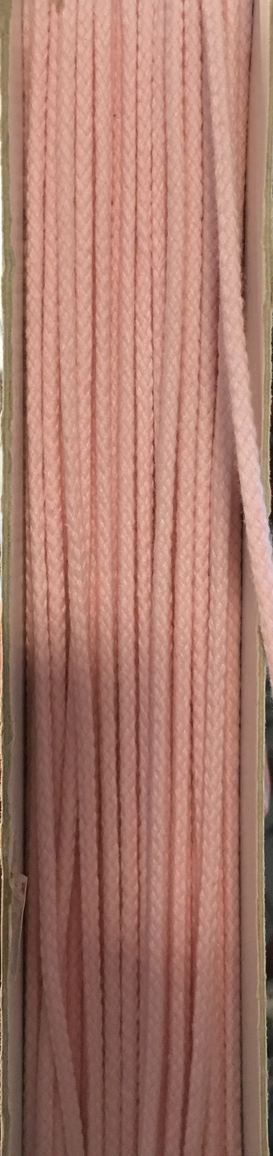 Bomulls snodd 3,5mm Ljus rosa
