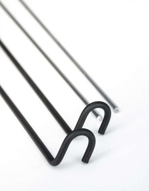 Vit Panelhängare Briljant, för 11/13 mm stång 46cm