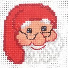 Jul Barn Korsstygn Jultomte