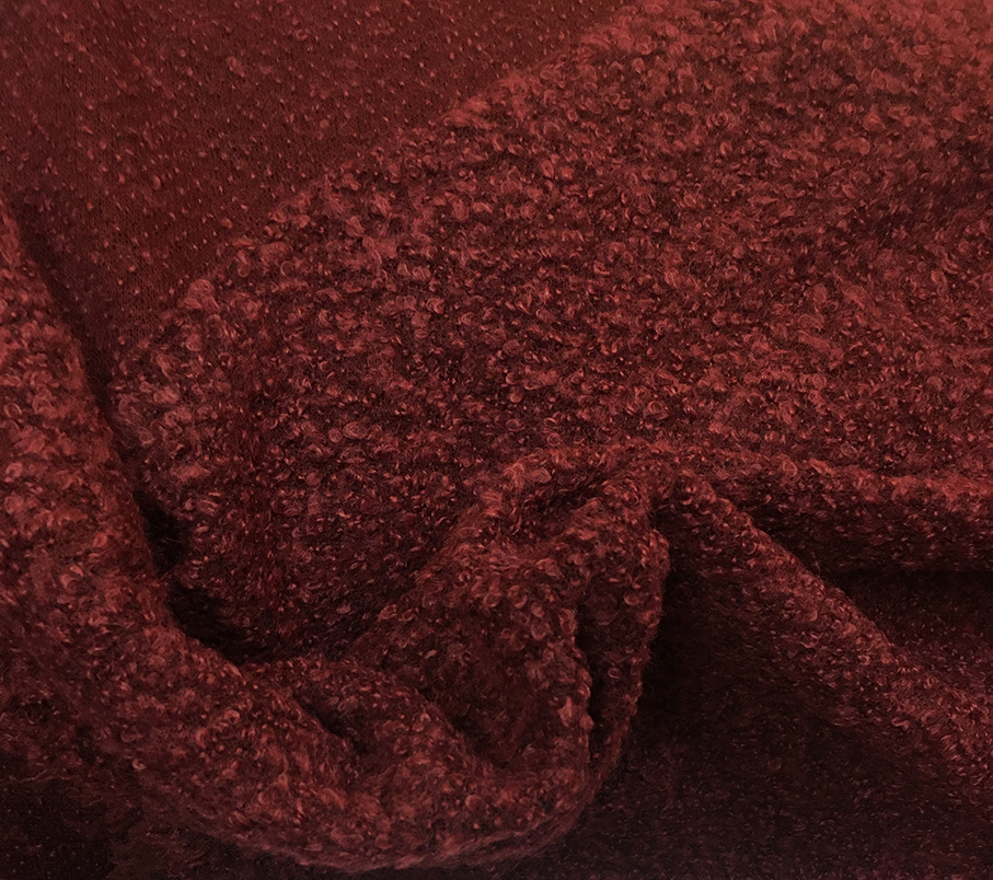 Vinröd Bouclé