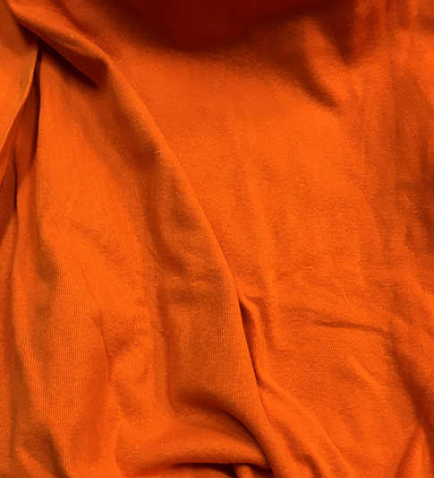 Ljus Orange Tubstickad Jersey